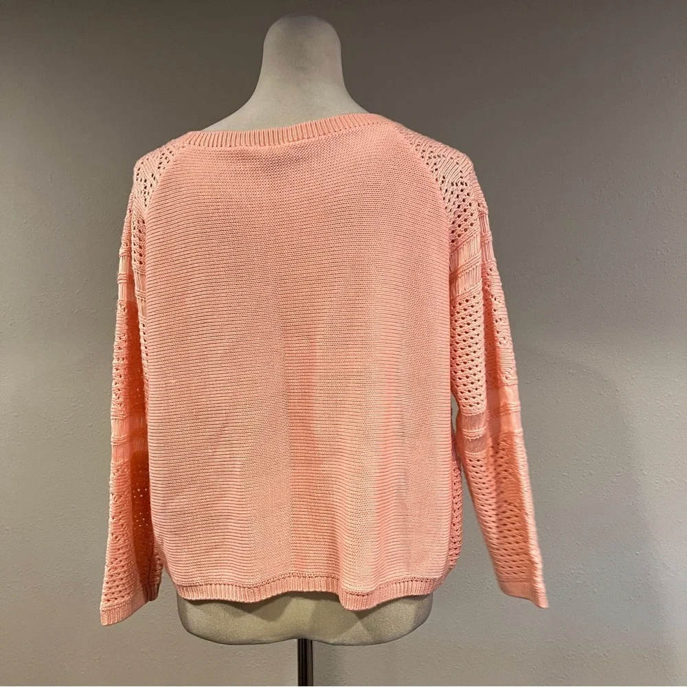 Jack‎ Pink Knit Sweater size large